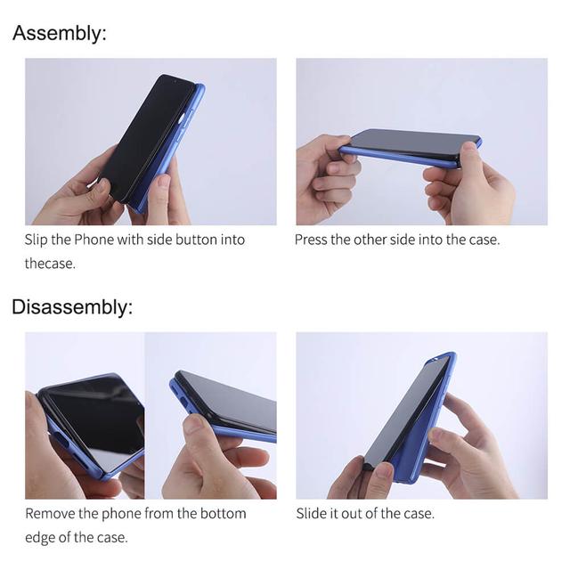 كفر موبايل Nillkin Cover Compatible with Huawei Mate 40 Pro Case Super Frosted Shield Hard Phone Cover [ Slim Fit ]  - Blue - SW1hZ2U6MTIyNTA3