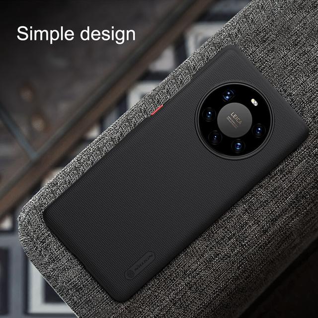 Nillkin Cover Compatible with Huawei Mate 40 Pro+ Case Super Frosted Shield Hard Phone Cover [ Slim Fit ] [ Designed Case for Huawei Mate 40 Pro+ ] - Black - Black - SW1hZ2U6MTIyNjcx