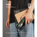 Ringke Cover for Huawei P40 Lite / Nova 6 SE / Nova 7i Case Hard Fusion-X Ergonomic Transparent Shock Absorption TPU Bumper [Designed Case for Huawei P40 Lite / Nova 6 SE / Nova 7i ] - Ticket Band - Multicolor