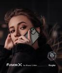Ringke Cover for Apple iPhone 12 Mini Case (5.4 Inch) Hard Fusion-X Ergonomic Transparent Shock Absorption TPU Bumper [ Designed Case for iPhone 12 Mini ] - Black - Black - SW1hZ2U6MTI2OTEx