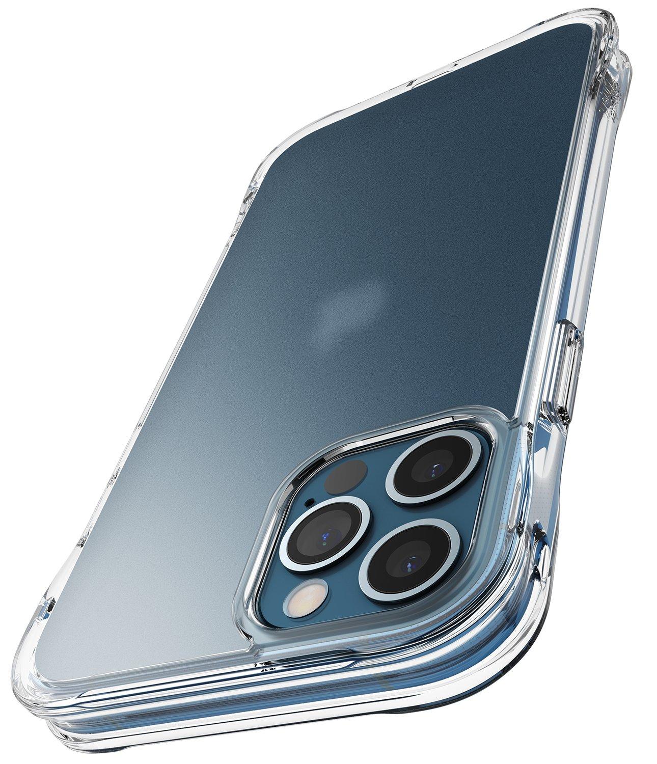 كفر حماية للموبايل Ringke Fusion Plus Case Compatible with iPhone 12  - Clear