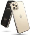Ringke Fusion Compatible with Apple iPhone 12 Pro Max Case Shock Absorption Matte Finish Tough Impact Alleviation Technology Raised Bezel Cover [ Designed Case For iPhone 12 Pro Max ] - Clear - Clear