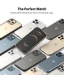 Ringke Fusion Compatible with Apple iPhone 12 Pro Max Case Shock Absorption Matte Finish Tough Impact Alleviation Technology Raised Bezel Cover [ Designed Case For iPhone 12 Pro Max ] - Clear - Clear