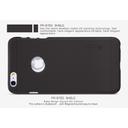 Nillkin Cover Compatible with iPhone 6s Plus / iPhone 6 Plus Case Super Frosted Shield Hard Phone Cover [ Slim Fit ] [ Designed Case for iPhone 6s Plus / iPhone 6 Plus ] - Black - Black