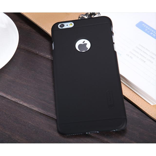 Nillkin Cover Compatible with iPhone 6s Plus / iPhone 6 Plus Case Super Frosted Shield Hard Phone Cover [ Slim Fit ] [ Designed Case for iPhone 6s Plus / iPhone 6 Plus ] - Black - Black - SW1hZ2U6MTIyODU2