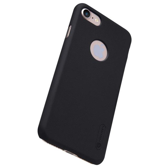 كفر موبايل Nillkin Cover Compatible with Apple iPhone 7 Case Super Frosted Shield Hard Phone Cover [ Slim Fit ] - Black - SW1hZ2U6MTIyNjg0