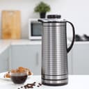 Geepas Gvf5260 1.6l Vacuum Flask - Coffee Heat Insulated Thermos For Keeping Hot/Cold Long Hour Heat/Cold Retention Multi-Walled Hot Water Tea Beverage | Ideal Social Occasion Commercial & Outings - 124436