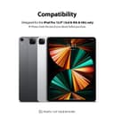 Ringke Screen Guard for iPad Pro 12.9-Inch (2021/2020/2018 Model) Tempered Glass Screen Protector Invisible Defender 9H [Design Compatible for iPad Pro 12.9-Inch ] - Clear - Clear