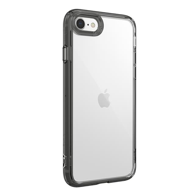 Ringke Fusion Case for iPhone SE [ 2020 ] / iPhone 8 / 7 Shock Absorption Transparent Tough Impact Alleviation Technology Raised Bezel [ Designed For iPhone SE [2020] Case ] - Smoke Black - Smoke Black