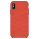 Nillkin iPhone X Flex Series Case Anti-slip Silicone Rubber Case with Soft Microfiber Lining - Red - Red - SW1hZ2U6MTIyMTcx