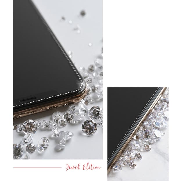 Ringke Invisible Defender Full Coverage iPhone 11 Tempered Glass Screen Protector [Jewel Edition] Compatible Design for iPhone 11 / iPhone XR Screen Protector (1 Pack) - Clear