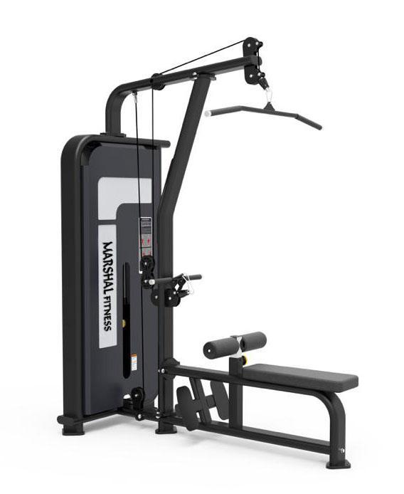 Marshal Fitness lat and row strength machine