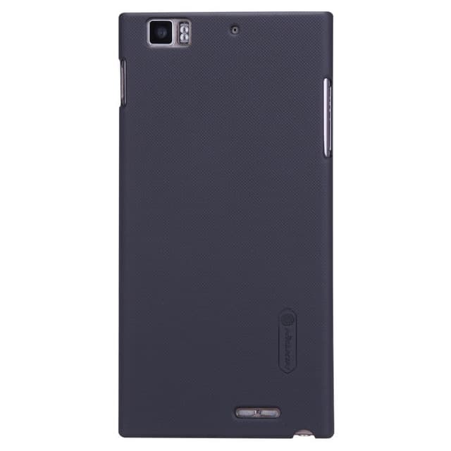 Nillkin Lenovo K900 Frosted Hard Shield Phone Case Cover with Screen Protector - Black - Black