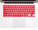 O Ozone Macbook Keyboard Skin for MacBook Air 11 Inch Keyboard Cover 2015 2014 2013 2012 2011 Compatible with A1370 A1465 US English Layout Red - Red