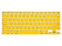O Ozone Macbook Keyboard Skin for MacBook Air 11 Inch Keyboard Cover 2015 2014 2013 2012 2011 Compatible with A1370 A1465 US English Layout Yellow - Yellow