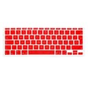 O Ozone Macbook Keyboard Skin for MacBook Air 11 Inch Keyboard Cover 2015 2014 2013 2012 2011 Compatible with A1370 A1465 UK English Layout Red - Red