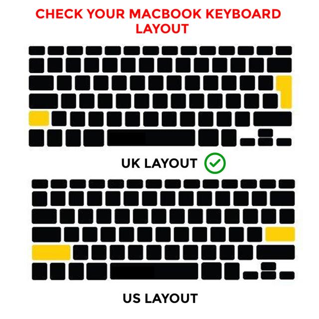 O Ozone Macbook Keyboard Skin for MacBook Pro 12 Inch for MacBook Retina 12 inch Keyboard Cover 2017 2016 2015 Compatible with A1534 A1708 UK English Arabic Layout White - White - SW1hZ2U6MTIzMzYx