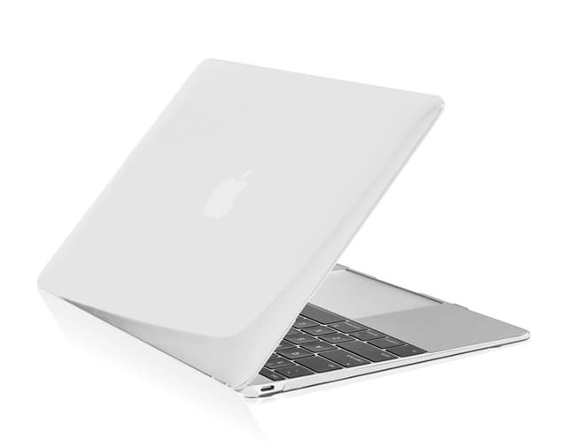 O Ozone Transparent Hard Case for Macbook Retina 12 Inch Cover ( 2017 / 2016 / 2015 ) Compatible with A1534 Clear - Clear