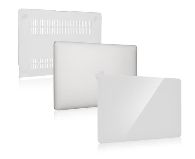 O Ozone Transparent Hard Case for Macbook Retina 12 Inch Cover ( 2017 / 2016 / 2015 ) Compatible with A1534 Clear - Clear