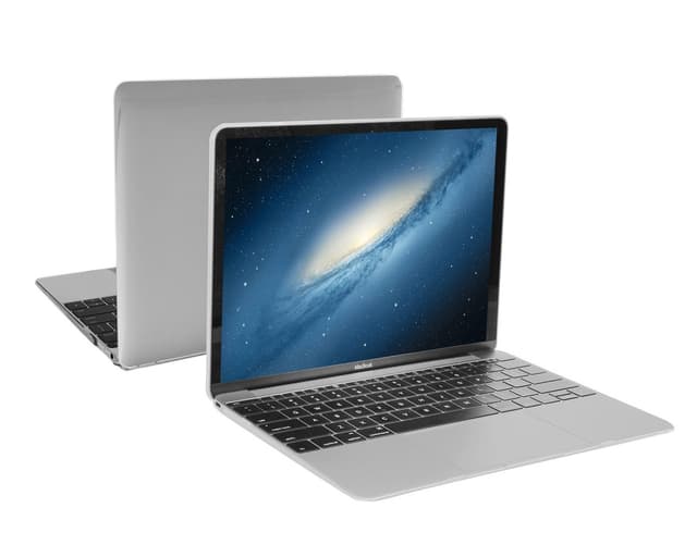 O Ozone Transparent Hard Case for Macbook Retina 12 Inch Cover ( 2017 / 2016 / 2015 ) Compatible with A1534 Clear - Clear