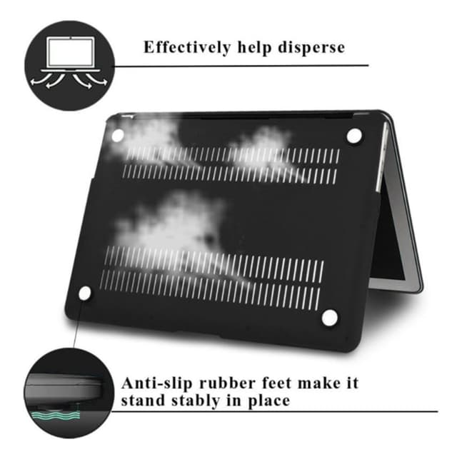 O Ozone Transparent Hard Case for Macbook Air 13 Inch Cover ( 2017 / 2015 / 2014 / 2013 / 2012 / 2011 ) Compatible with A1369 A1466 Light Blue - Light Blue