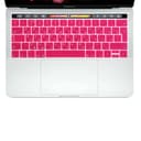 O Ozone Macbook Keyboard Skin for MacBook Pro 15 Inch 13 inch Keyboard Cover 2020 2019 2018 Compatible with A2159 A1990 A1989 A1707 A1706 UK English Arabic Layout Hot Pink - Hot Pink