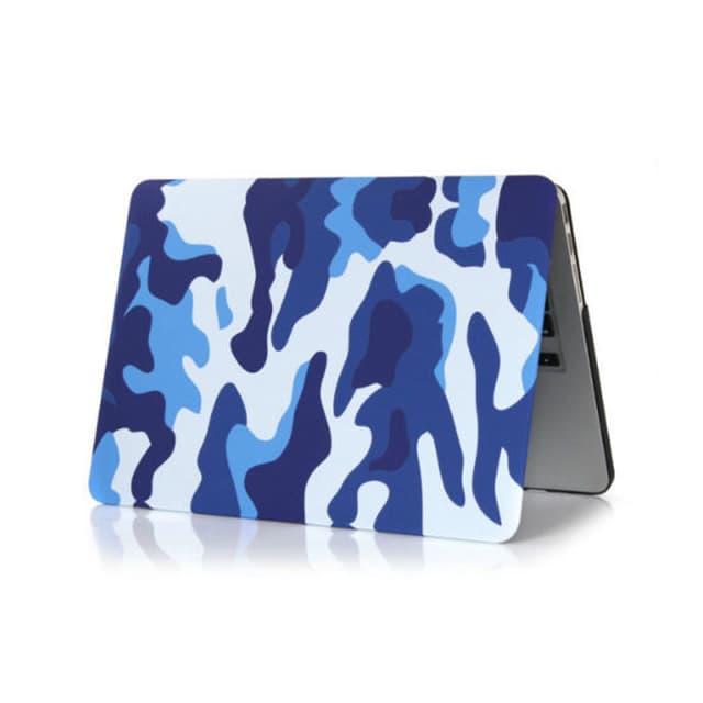 O Ozone Macbook Hard Case for Macbook Pro 13 Inch Cover Retina ( 2015 / 2014 / 2013 ) Compatible with A1425 A1502 Camo Blue - Camo Blue