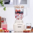 Geepas GSB5409 250W 2 in 1 Blender - Stainless Steel Blades, 4 Speed Control with Pulse - Over Heat Protection- Ice Crusher, Chopper, Coffee Grinder & More