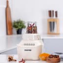 Geepas GSB5409 250W 2 in 1 Blender - Stainless Steel Blades, 4 Speed Control with Pulse - Over Heat Protection- Ice Crusher, Chopper, Coffee Grinder & More