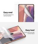 Ringke Dual Easy Wing Samsung Galaxy Note 20 Screen Protector Full Coverage (Pack of 2) Dual Easy Film Case Friendly Protective Film [ Designed for Screen Guard For Samsung Galaxy Note 20 ] - Clear - SW1hZ2U6MTI4OTg5