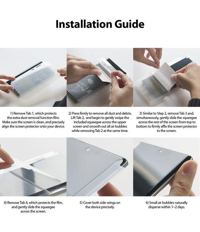 لاصاقة حماية الشاشة Dual easy wing - Ringke لهاتف Samsung Galaxy Note 20 - SW1hZ2U6MTI4OTkx