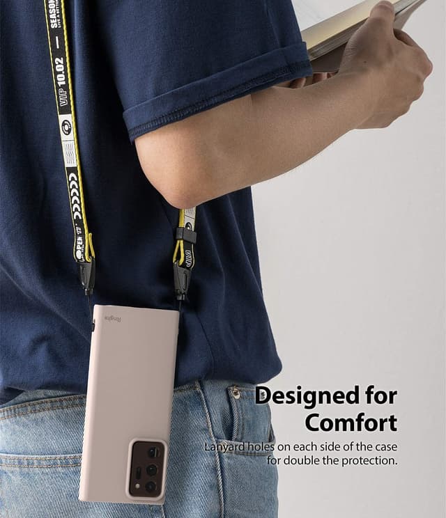 Ringke Cover for Samsung Galaxy Note 20 Ultra Case Air-S Series Thin Flexible Shockproof Slim TPU Lightweight Cover [ Anti-Slip ] [ Designed Case for Galaxy Note 20 Ultra ] - Pink Sand - Pink Sand