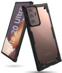 Ringke Cover for Samsung Galaxy Note 20 Ultra Case Hard Fusion-X Ergonomic Transparent Shock Absorption TPU Bumper [ Designed Case for Galaxy Note 20 Ultra ] - Black - Black
