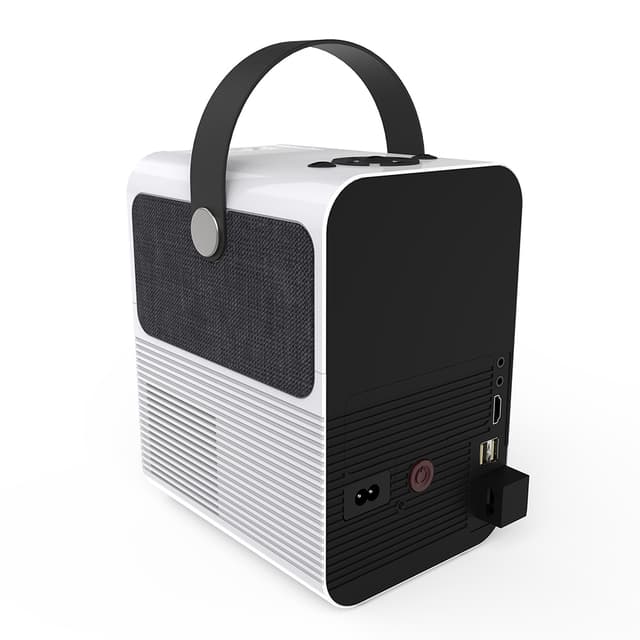 بروجكتر مع شاشة عرض Wownect Portable Home Cinema LED Projector