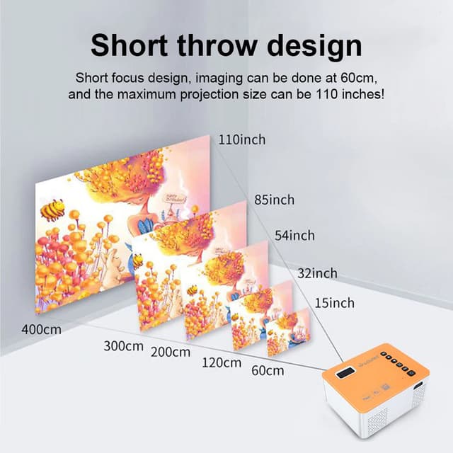 بروجكتر Wownect UC28D Portable Mini Projector