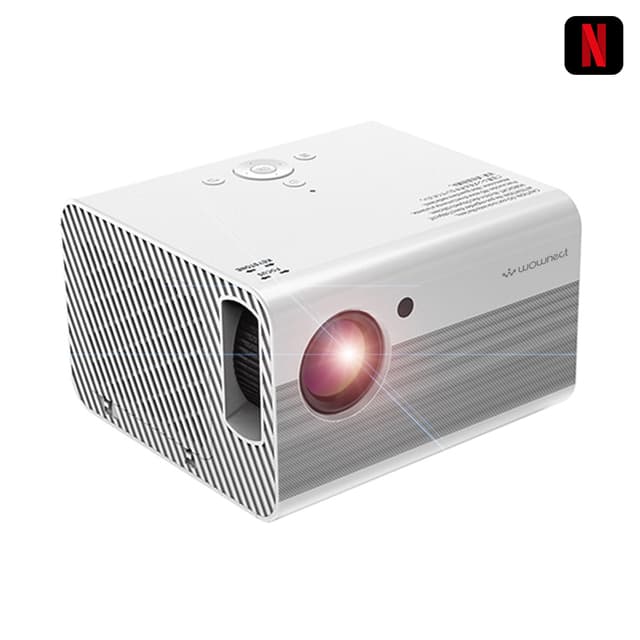 بروجكتر أندرويد مع شاشة عرض 120 انش Wownect Home LED Smart Android 4K Projector HD [ 4500 Lumens ]