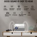 بروجكتر منزلي أندرويد وونكت 4500 لومن 200 بوصة Wownect Home Smart Android LED Projector 1080P