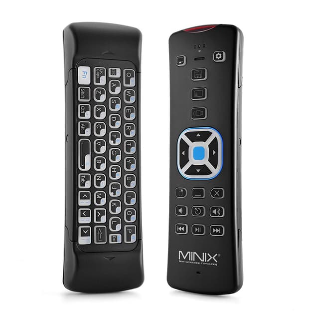 ماوس وكيبورد التحكم عن بعد Air Mouse Wireless Remote Control with QWERTY Mini Keyboard -  MINIX