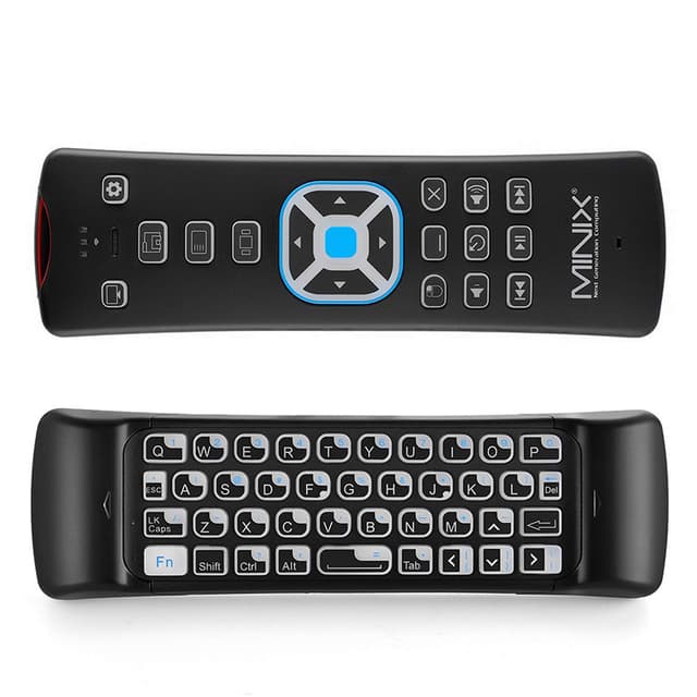 ماوس وكيبورد التحكم عن بعد Air Mouse Wireless Remote Control with QWERTY Mini Keyboard -  MINIX