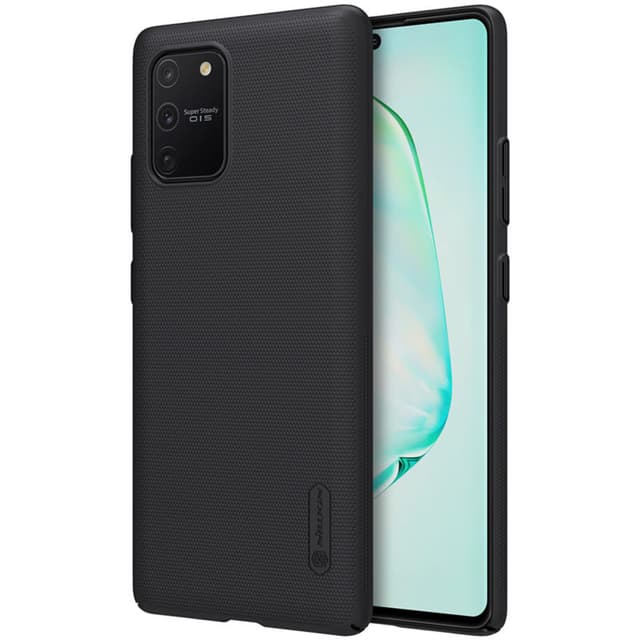 كفر موبايل Nillkin Cover Compatible with Samsung Galaxy S10 Lite Case Super Frosted Shield Hard Phone Cover with Stand [ Slim Fit ] Black