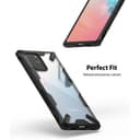 Ringke Case for Galaxy S10 Lite Hard Back Cover Fusion-X Ergonomic Transparent Shock Absorption TPU Bumper ( Compatible with Samsung Galaxy S10 Lite ) - Black - Black