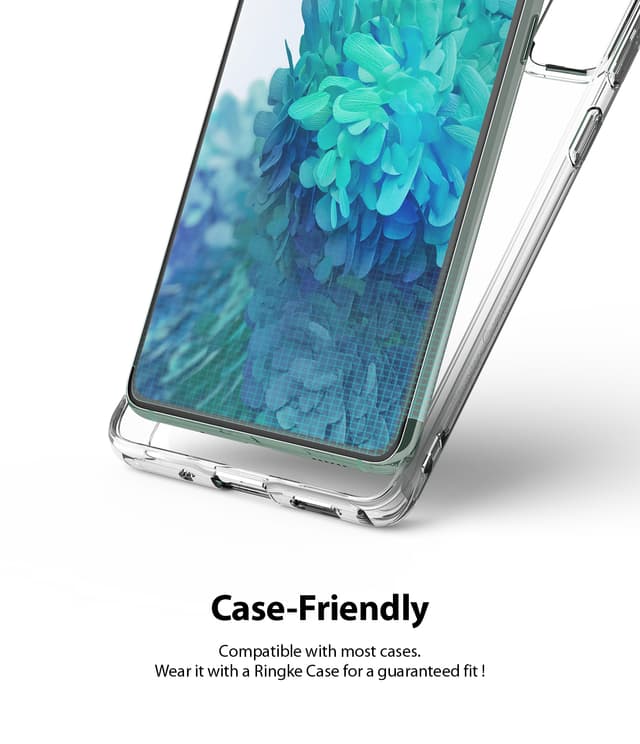 Ringke Dual Easy Wing Galaxy S20 FE Screen Protector Full Coverage (Pack of 2) Dual Easy Film Case Friendly Protective Film [ Designed for Screen Guard For Samsung Galaxy S20 FE ] - Clear