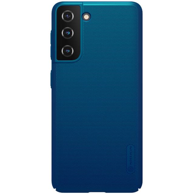 Nillkin Cover Compatible with Samsung Galaxy S21 Case Super Frosted Shield Hard Phone Cover [ Slim Fit ] [ Designed Case for Galaxy S21 ] - Blue - Blue - SW1hZ2U6MTIxOTgy