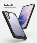 كفر حماية للموبايل Ringke Compatible with Samsung Galaxy S21- Black