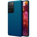 كفر موبايل Nillkin Cover Compatible with Samsung Galaxy S21 Ultra Case Super Frosted Shield Hard Phone Cover [ Slim Fit ]  - Blue - SW1hZ2U6MTIxODU1