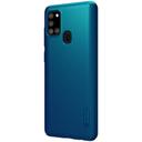 كفر موبايل Nillkin Cover Compatible with Samsung Galaxy A21s Case Super Frosted Shield Hard Phone Cover [ Slim Fit ]  - Blue - SW1hZ2U6MTIxNTUy