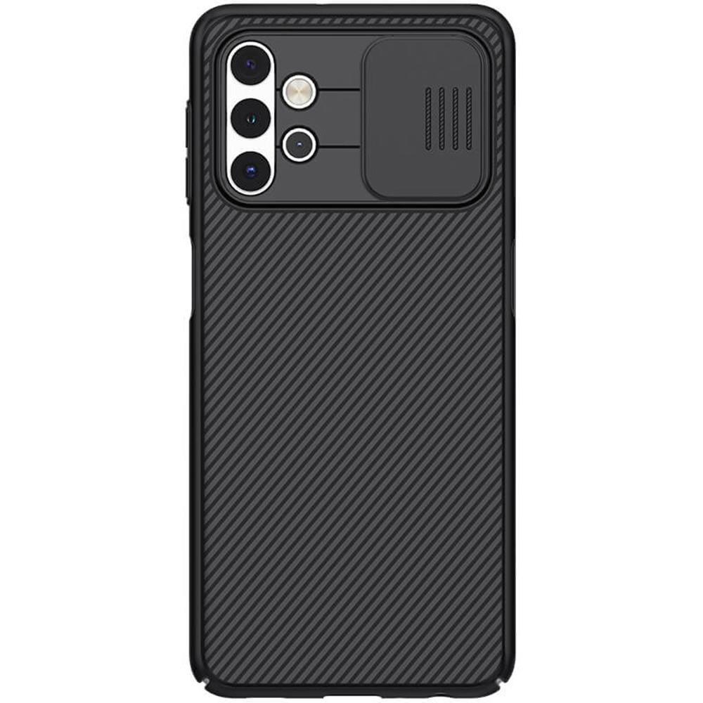 Nillkin Case Compatible with Galaxy A32 5G Cover, Hard CamShield with Camera Slide Protective Cover Drop Protection Cover [Built-in Lens Protector][ Designed Case for Samsung Galaxy A32 5G ] - Black - Black