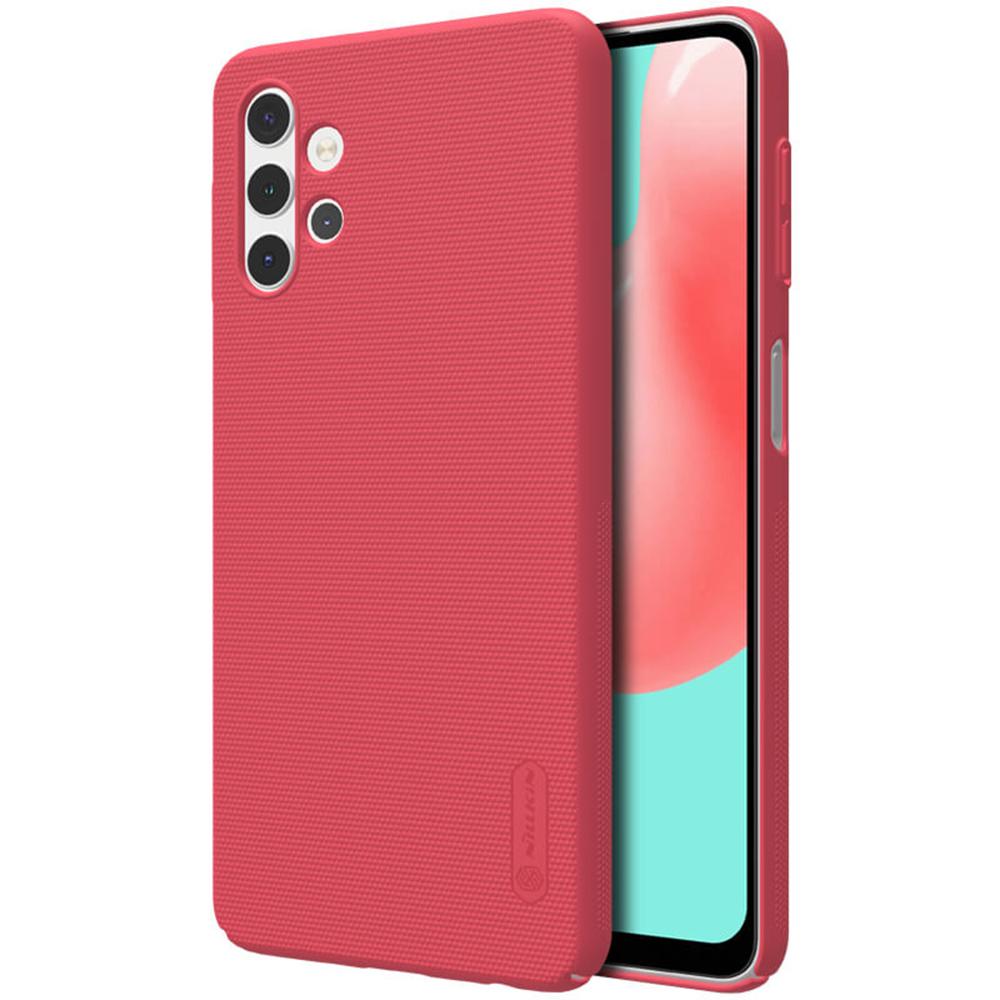 Nillkin Cover Compatible with Samsung Galaxy A32 5G Case Super Frosted Shield Hard Phone Cover [ Slim Fit ] [ Designed Case for Galaxy A32 5G ] - Red - Red