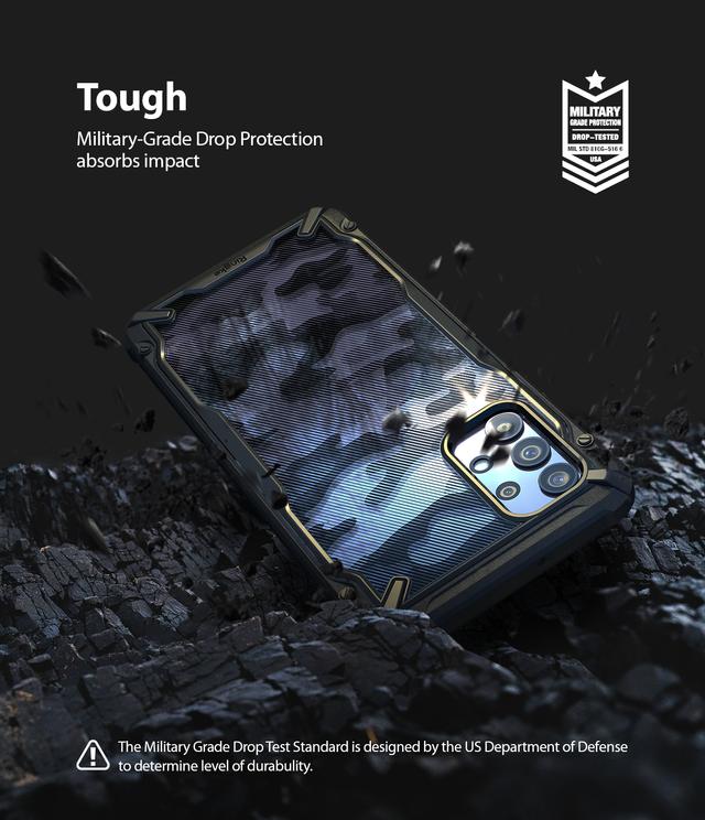كفر حماية للموبايل Ringke Case Compatible with Samsung Galaxy A32- Camo Black - SW1hZ2U6MTI3Mzcz