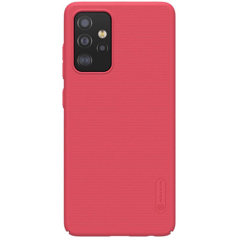 Nillkin Cover Compatible with Samsung Galaxy A52 5G Case Super Frosted Shield Hard Phone Cover [ Slim Fit ] [ Designed Case for Galaxy A52 5G ] - Red - Red